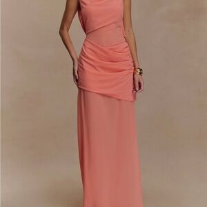Meshki Coral Maxi Dress